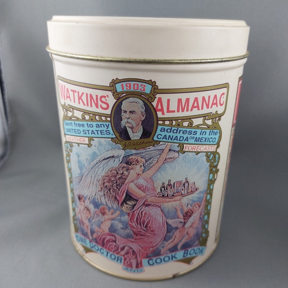 Vintage 1993 Watkins Heritage Tin Canister Set of 3 - Picture 7 of 16